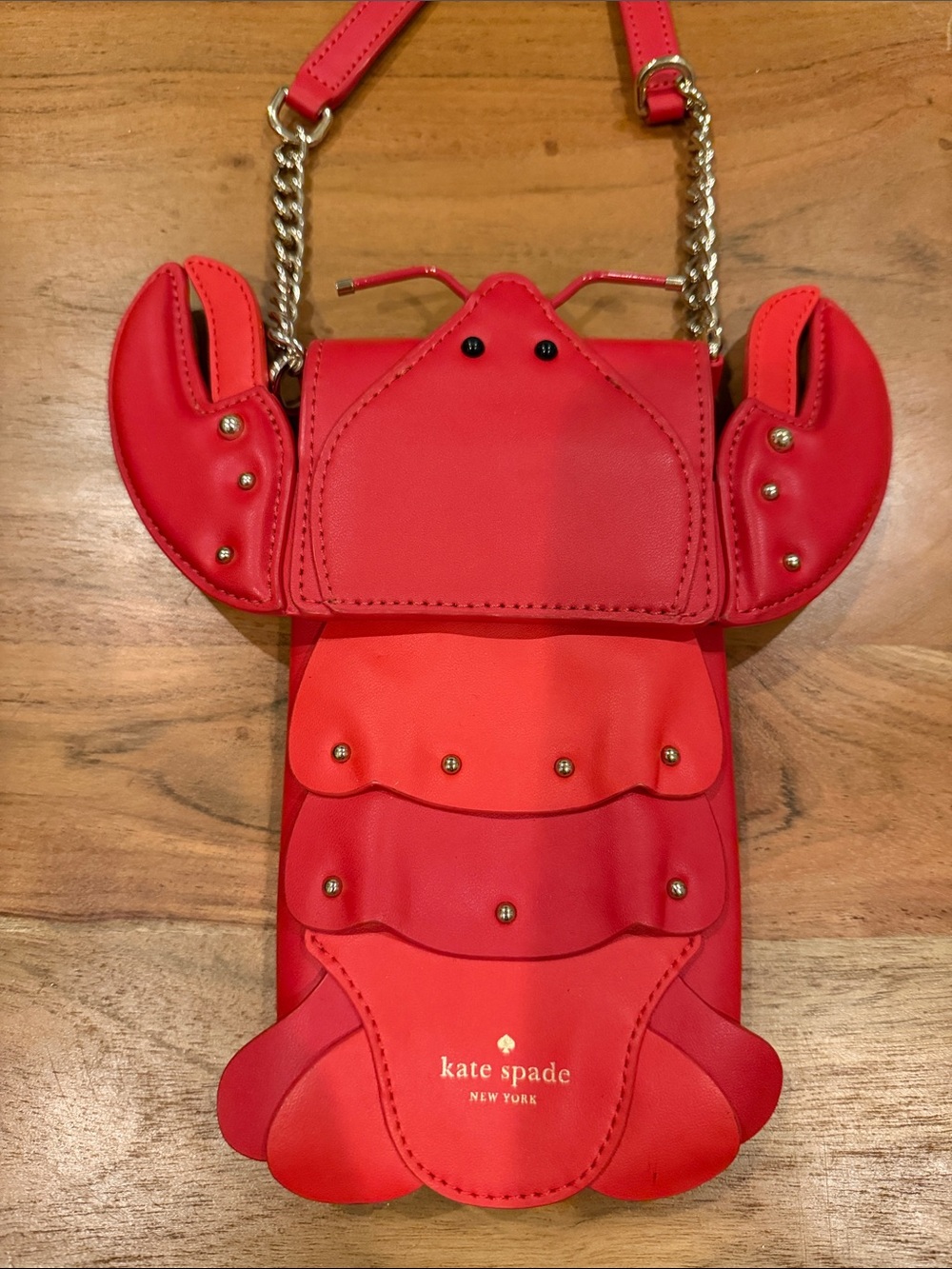 NWOT Kate Spade Lobster North South Crossbody Phone Case and Wallet on Chain